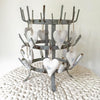 Vintage French Galvanised Bottle Dryer/Display tree - Decorative Antiques UK - 5