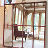 Vintage French Factory Industrial Metal Window Mirror - Decorative Antiques UK  - 2