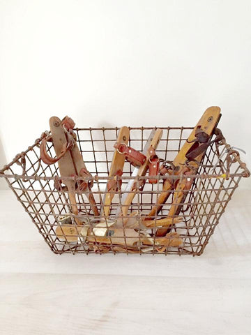 Selection of Vintage Dutch ice skates - Decorative Antiques UK - 1