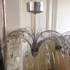 Pair Mid Century Italian Chrome Chandeliers - Decorative Antiques UK  - 2