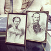 Mid Century Danish Picture Frames with original concave glass - Decorative Antiques UK  - 3