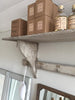 Large Vintage French Shelf with original hooks - Decorative Antiques UK  - 3