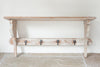 Antique French Shelf with original hand forged hooks, with orignal paint - Decorative Antiques UK  - 2