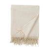 Klippan Himalaya White Cashmere & Merino Throw