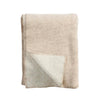 Klippan Peak Natural Beige Merino & Lambswool throw