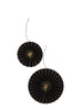 Paper Rosettes decorations in black