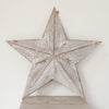 Wooden Barn Stars with distressed white paint finish - Decorative Antiques UK - 2