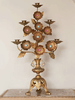 Beautiful Antique French 5 arm Jewelled Candelabra - Decorative Antiques UK  - 1