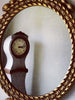 Beautiful Adam Style Wood Gilt Oval Mirror with urn detailing - Decorative Antiques UK  - 1