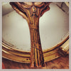 Antique French Gilt Hand Mirror - Decorative Antiques UK  - 4