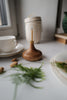 Ovo things Oak candleholder