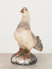 Vintage French Painted Stone Dove - Decorative Antiques UK - 2