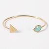 Gold Arrow Cuff Bracelets by Bohemia Design