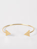 Gold Arrow Cuff Bracelets by Bohemia Design