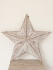 Wooden Barn Stars with distressed white paint finish - Decorative Antiques UK - 1