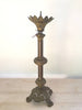 Antique French Brass Decorative Pricket candlestick