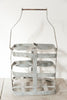 Vintage French Galvanized Bottle Carrier - Decorative Antiques UK - 1