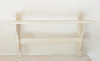 Antique French Game Shelf handpainted in Cream