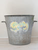 Collection Vintage French Galvanised Wash Tubs