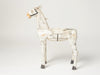 Antique French Wooden Toy Horse fragment