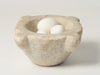 Antique 18th Century French White Marble Mortar