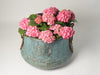Amazing Antique French Copper Planter with Verdigris patina
