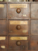 Amazing Antique Seed Drawer Cabinet