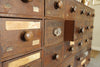Amazing Antique Seed Drawer Cabinet