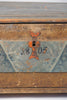 Amazing Antique Swedish Trunk with original paint