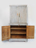 Antique Swedish Gustavian Country Cupboard with reeded front