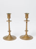 Vintage Swedish Brass Candlesticks
