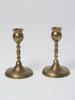 Vintage Swedish Brass Candlesticks