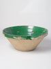 Antique 19th Century French Tian Bowl Green Glaze
