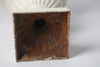 Antique French Cast Iron Urns later painted