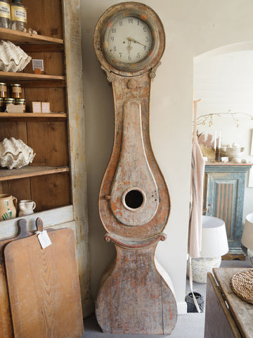 Antique 19th Century Swedish Mora Clock from Varmland