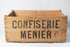 Vintage French Confiserie Menier Crate