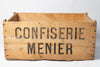 Vintage French Confiserie Menier Crate