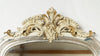 Amazing antique 19th century French silver gilt crested mirror