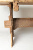 Stunning antique 18th century Swedish X frame bockbord trestle table