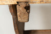Stunning antique 18th century Swedish X frame bockbord trestle table