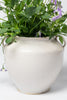 Antique 19th Century French white glaze confit pot