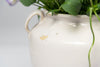 Antique 19th Century French white glaze confit pot