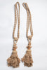 Beautiful pair vintage French Tasselled Curtain Tie backs