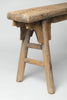 Rustic Chinese elm pig benches