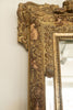 Antique 19th Century French Gilt Crested Mirror with Venetian mirror panels