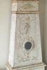 Antique 19th Century Swedish Mora clock, dry scraped