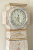 Antique 19th Century Swedish Mora clock, dry scraped