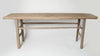 Bleached rustic chinese elm console table
