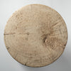 Bleached rustic chinese elm cutting block table