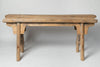 Rustic Chinese elm pig benches